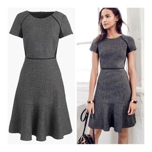 J. CREW Checkered Flutter Dress for Women